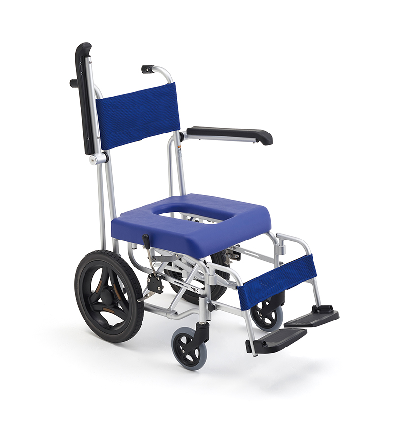入浴用車椅子(車いす)ミキ製 シャワー専用自走車いす「フローラ」MHC-46<br> 通販